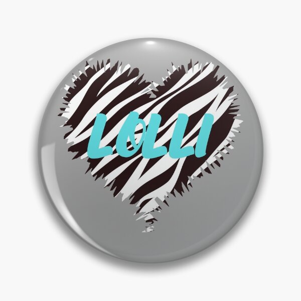 Item preview, Zebra print heart Lolli designed and sold by gearupgrand.