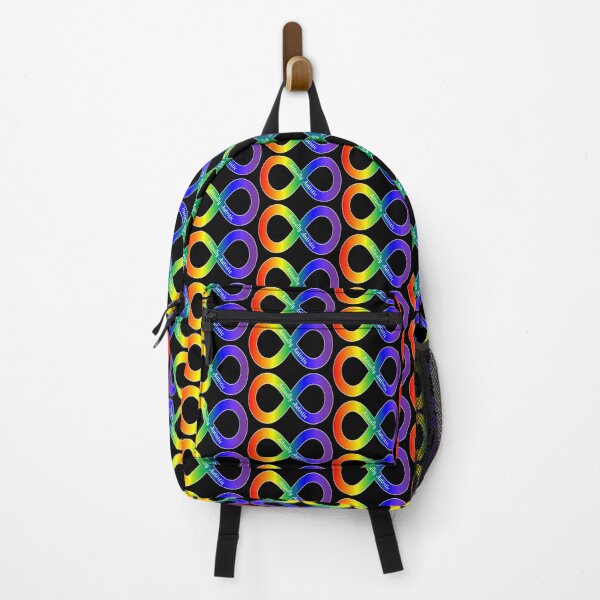 Item preview, Actually Autistic Rainbow Infinity Sign designed and sold by BitterbluePine.