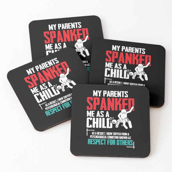 Item preview, My Parents Spanked Me As A Child - Funny Family Quote designed and sold by Dressed For  Duty.