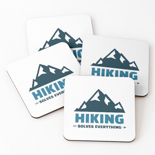 Item preview, Hiking Solves Everything - Mountains designed and sold by justinf24.