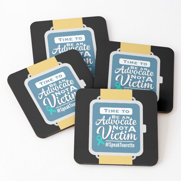 Item preview,  Tourette,  Time to be an advocate, NOT a victim - Tourette Syndrome Awareness , Tourettes designed and sold by MJDezigns.