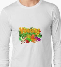 Veggie Salad by Valxart Long Sleeve T-Shirt