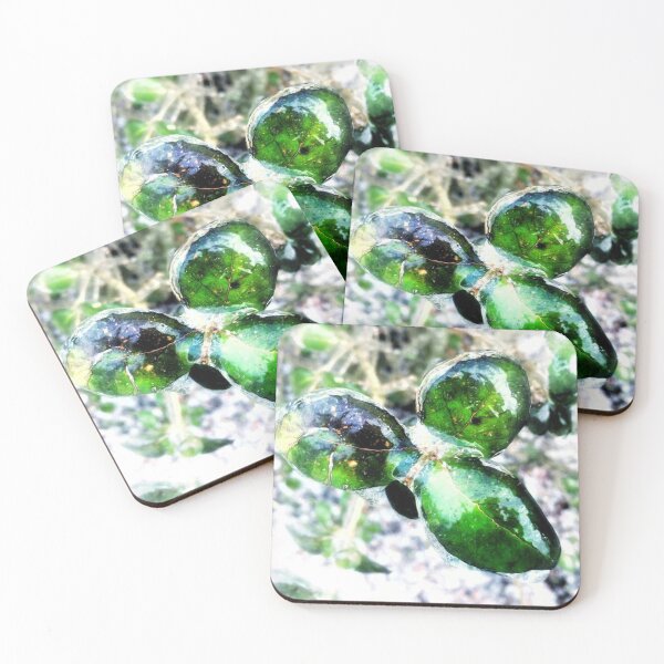 Item preview, Green Icy Leaves designed and sold by DNiceGirl.