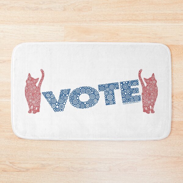 Item preview, Red Cats Warming Up To The Blue Vote Circle Design designed and sold by Pierre Bernard Jr.