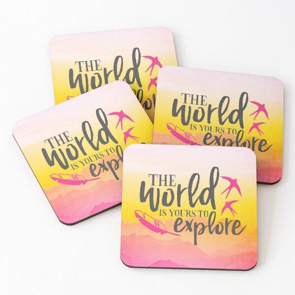 Item preview, Adventure Quote - The World is Yours designed and sold by Amanda-Lakey.