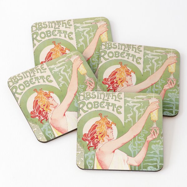 Item preview, Absinthe Robette by Henri Privat-Livemont, 1896 designed and sold by MeganSteer.