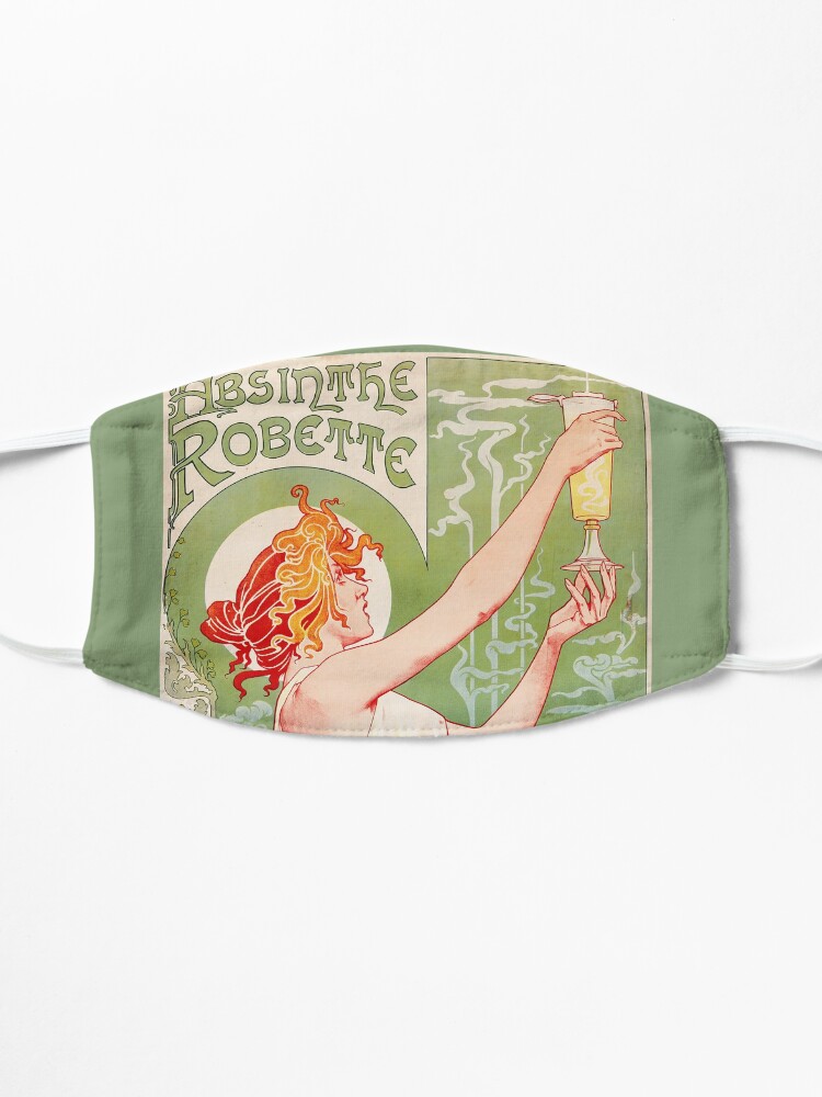 Alternate view of Absinthe Robette by Henri Privat-Livemont, 1896 Mask