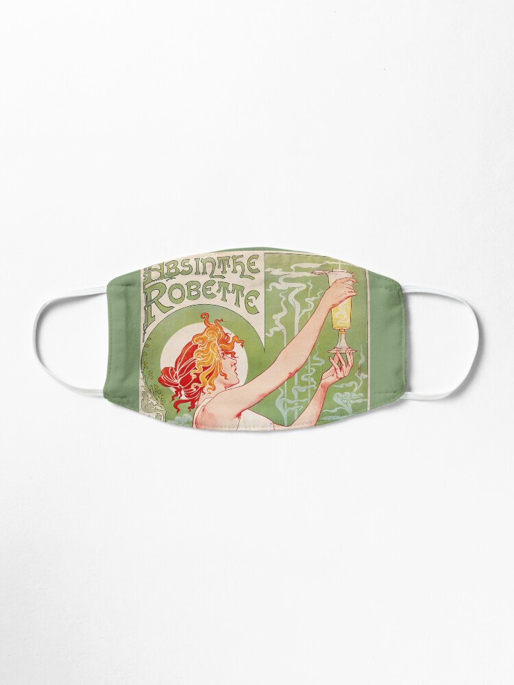 Alternate view of Absinthe Robette by Henri Privat-Livemont, 1896 Mask