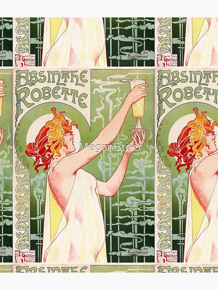 Absinthe Robette by Henri Privat-Livemont, 1896 by MeganSteer