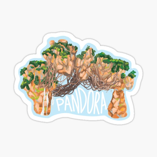 Pandora Rock Form, Avatar World of Pandora Sticker