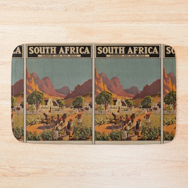 Item preview, South Africa vintage travel poster designed and sold by stickart-marek.
