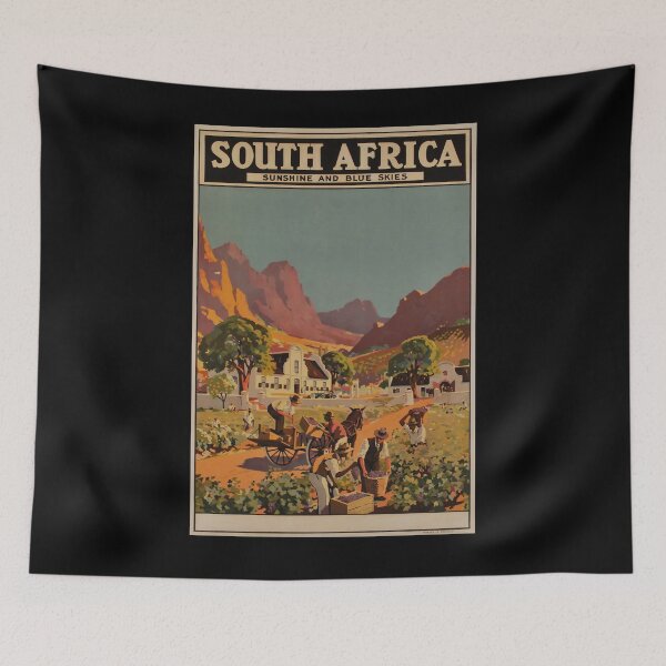 Item preview, South Africa vintage travel poster designed and sold by stickart-marek.