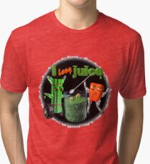I Love Juice w/ celerybot by Valxart Tri-blend T-Shirt