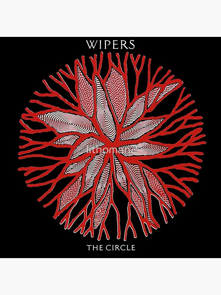 "Wipers The Circle Album" Sticker for Sale by lithoman2 Redbubble