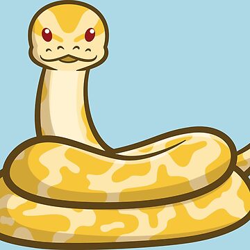 Artwork thumbnail, Albino Ball Python by PogonaVitticeps