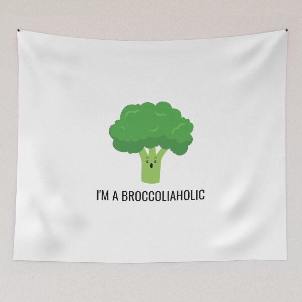 Item preview, Funny Broccoli Lover Design - I'm a Broccoliaholic! designed and sold by EstelleStar.