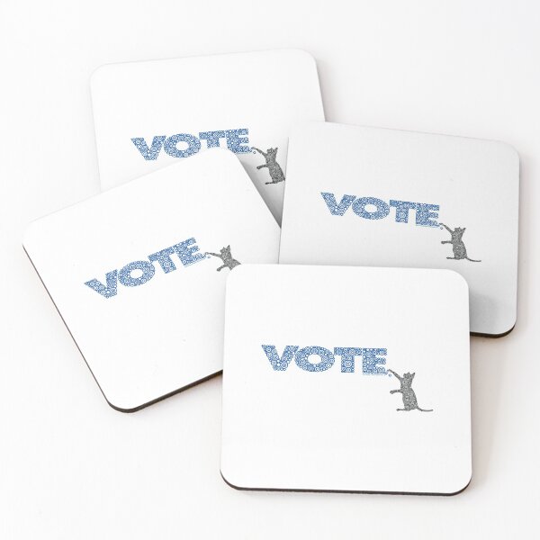 Item preview, Cat Scratching The Blue Vote Circle Design designed and sold by Pierre Bernard Jr.