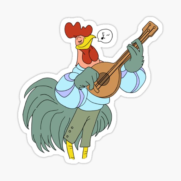“Alan-a-Dale” Sticker by Acrylic-Philic | Redbubble