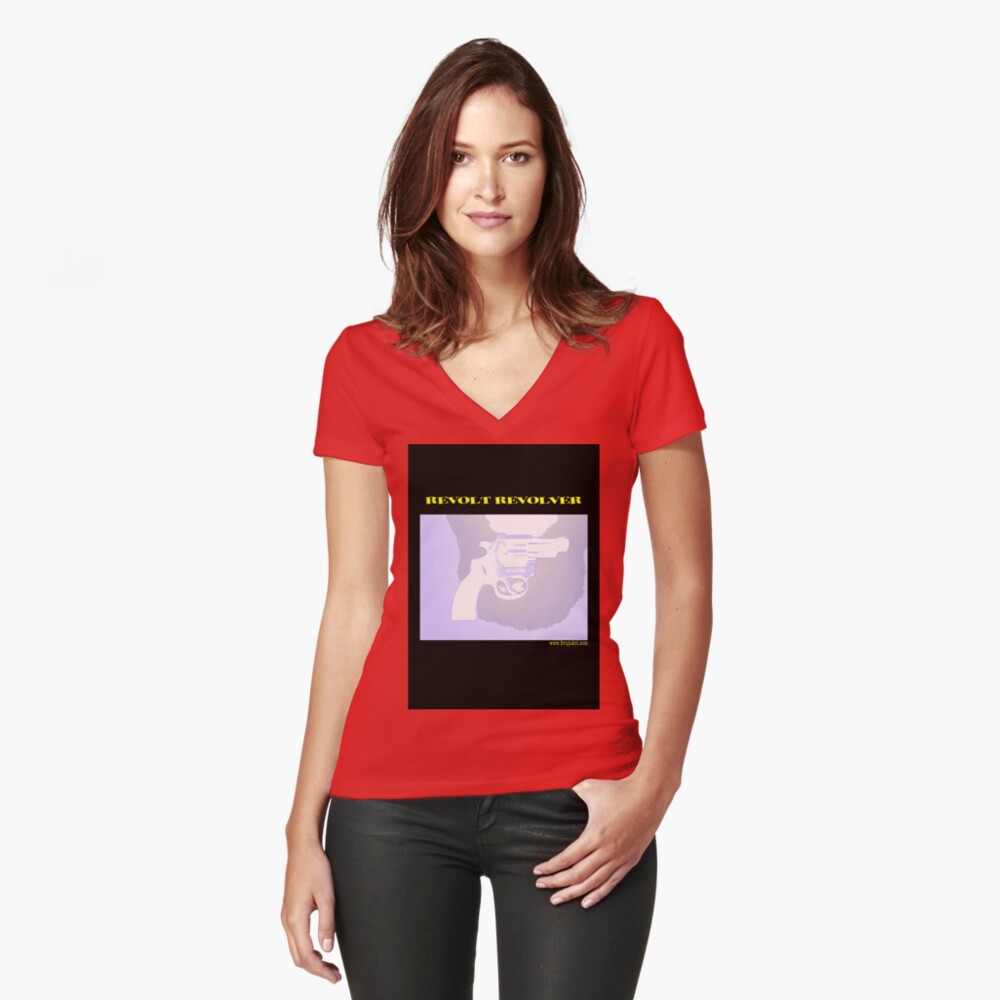Item preview, Fitted V-Neck T-Shirt designed and sold by DannyGermansen.