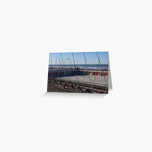 Le Touquet Promenade in Winter Greeting Card