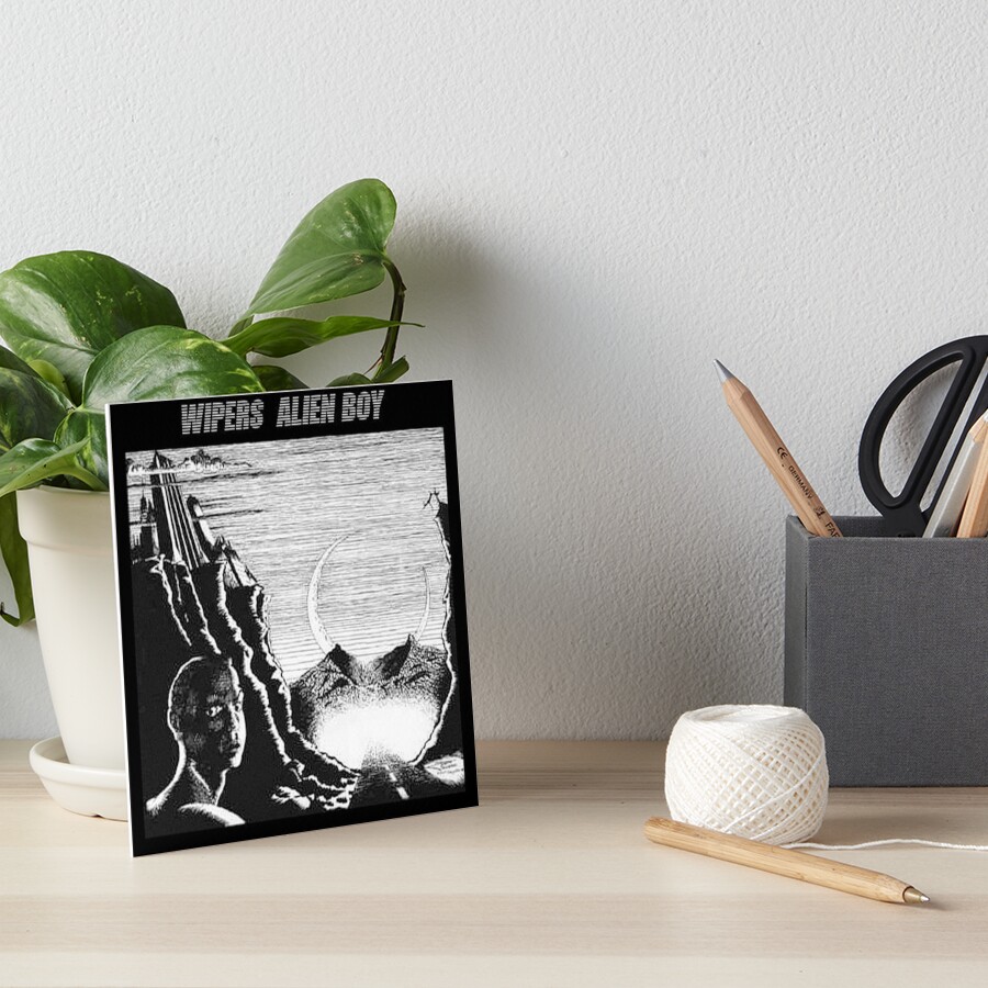 "Wipers Alien Boy Album" Art Board Print by lithoman2 Redbubble