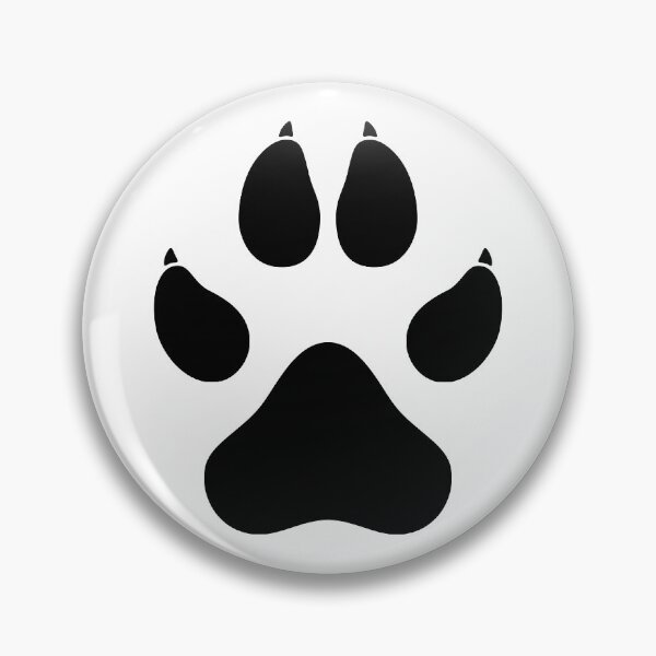 Item preview, Wolf Paw Print – Black  designed and sold by S-ivanov.