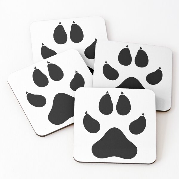 Item preview, Wolf Paw Print – Black  designed and sold by S-ivanov.