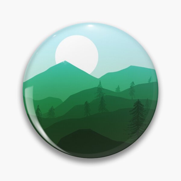 Item preview, Green Firewatch Sunset designed and sold by emmicheli.