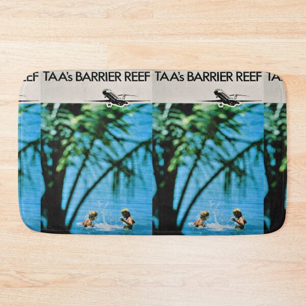 Item preview, Barrier Reef vintage travel poster designed and sold by stickart-marek.
