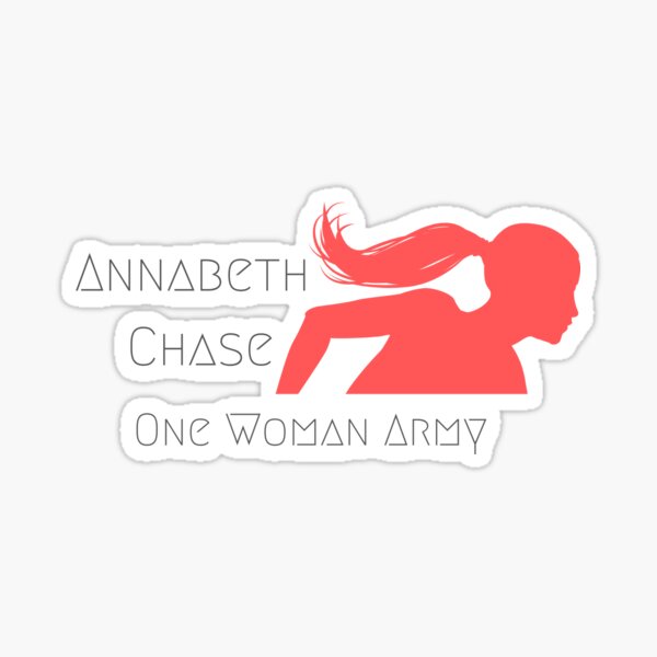 Annabeth Chase: One Woman Army Sticker