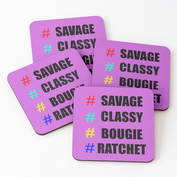 Item preview, # Savage # Classy # Bougie # Ratchet shirt designed and sold by wijit.