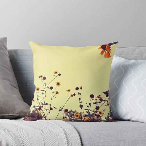 Item preview, Hazy sunflowers during a sunset designed and sold by Cavity .exe.