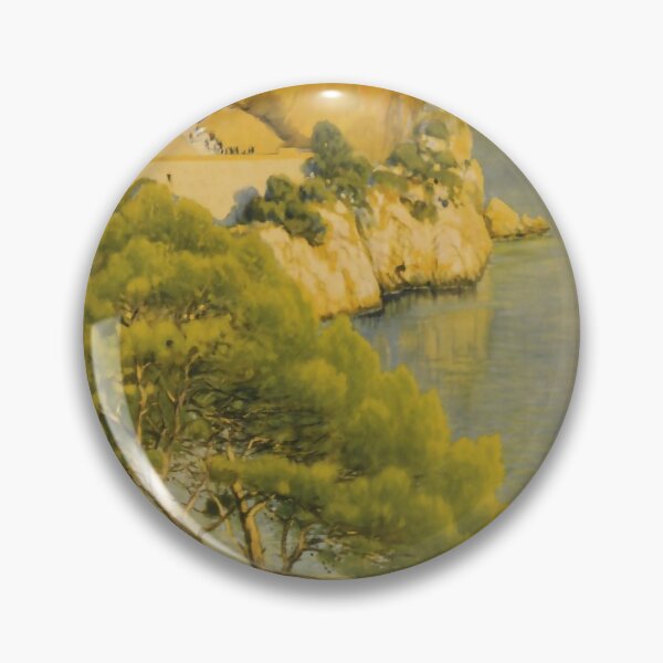 Item preview, Cuevas Arta Mallorca vintage travel poster designed and sold by stickart-marek.