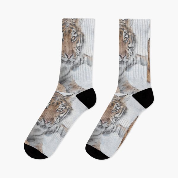Item preview, Siberian Tiger Painting designed and sold by KiQBoutique.