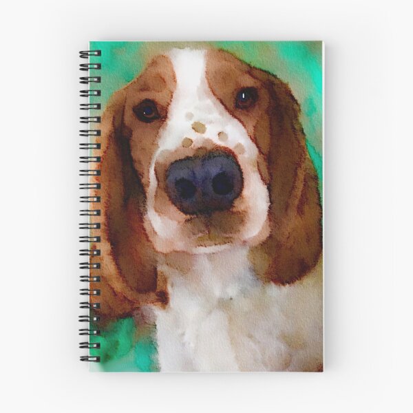 Item preview, Welsh Springer Spaniel Puppy Art designed and sold by Karen Harding Art and Illustration .