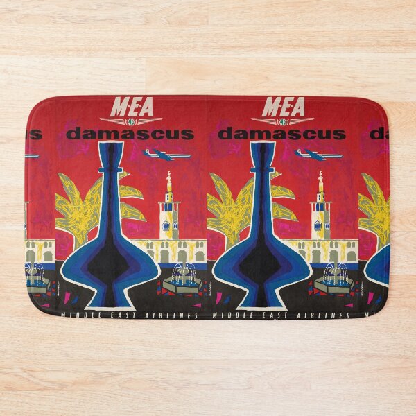 Item preview, Damascus vintage travel poster designed and sold by stickart-marek.
