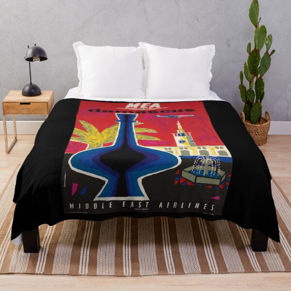 Item preview, Damascus vintage travel poster designed and sold by stickart-marek.