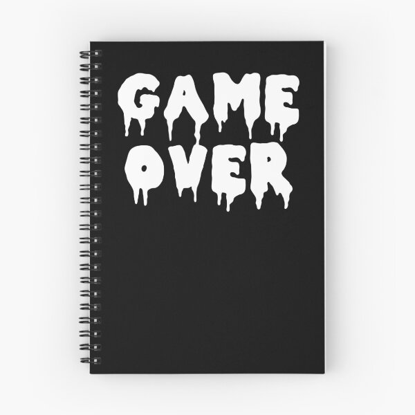 Item preview, Splatoon Slime Drip 90s Pastel Goth GAME OVER - White Font  designed and sold by itsteeze.