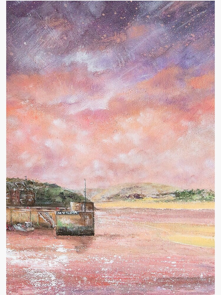 Padstow Harbour, North Cornwall Art by handonart-com