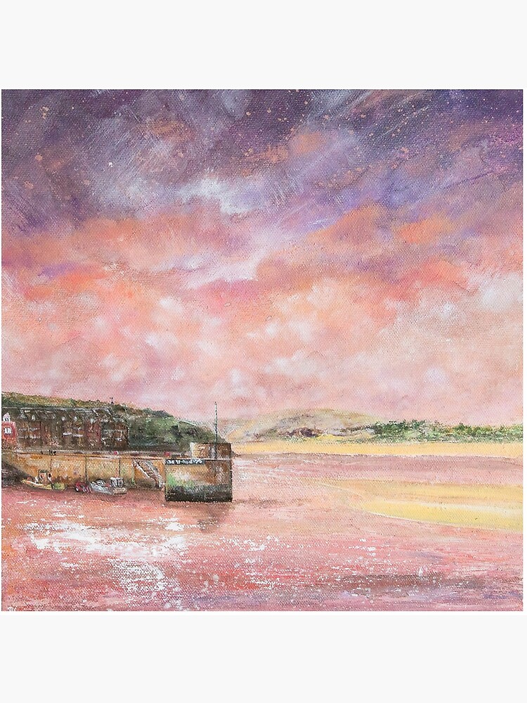 Padstow Harbour, North Cornwall Art by handonart-com