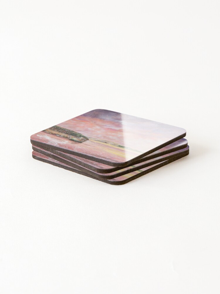 Alternate view of Padstow Harbour, North Cornwall Art Coasters (Set of 4)