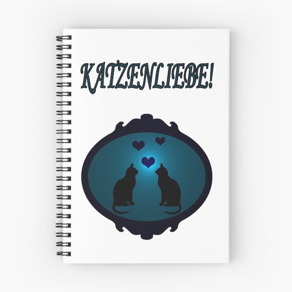 Item preview, Cat love blue designed and sold by Moonyflower.