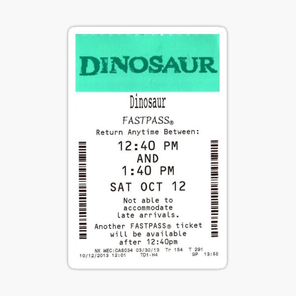 Item preview, dinosaur fastpass designed and sold by hansdesigns.