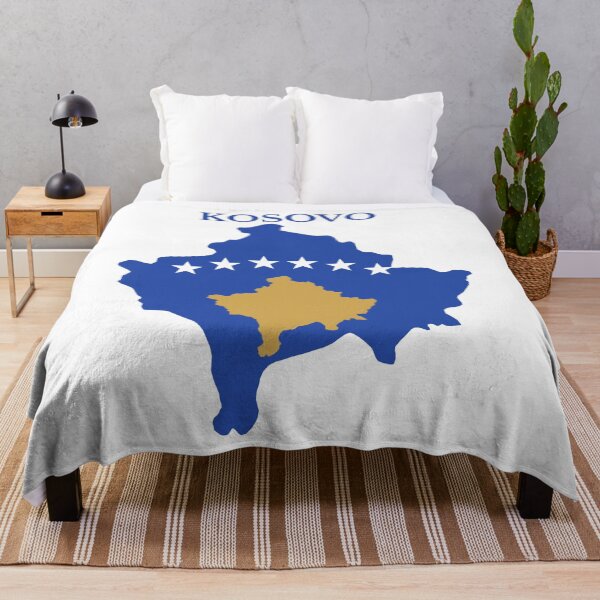 Item preview, Kosovo Map Flag designed and sold by marosharaf.