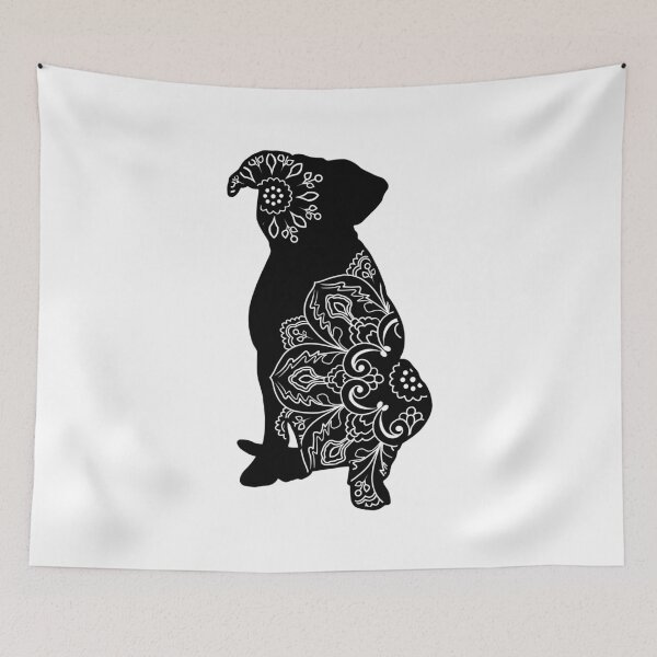 Aperçu de l'œuvre American Pitbull Terrier Mandala créée et vendue par DesignsofWhimsy.