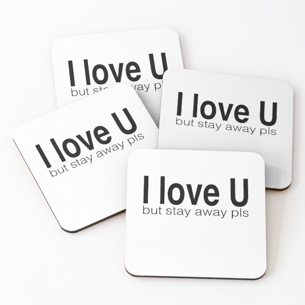 Item preview, I love u but stay away pls designed and sold by stephenignacio.