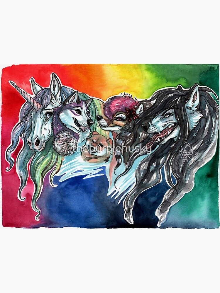 A Colorful Cast by thepurplehusky