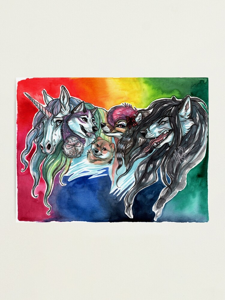 Alternate view of A Colorful Cast Photographic Print
