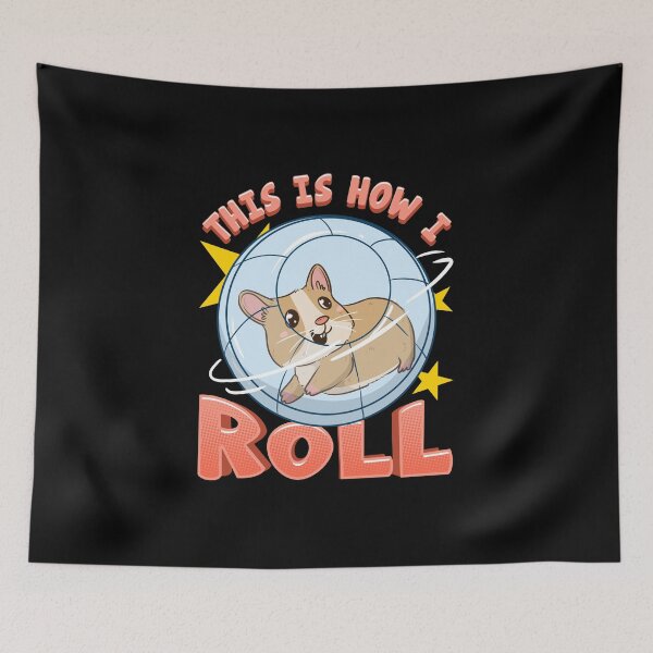 Item preview, This Is How I Roll Cute Hamster Pun designed and sold by perfectpresents.