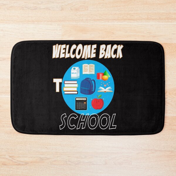 Item preview, welcome back to school - first day of school - happy first day of school  designed and sold by majeed10.